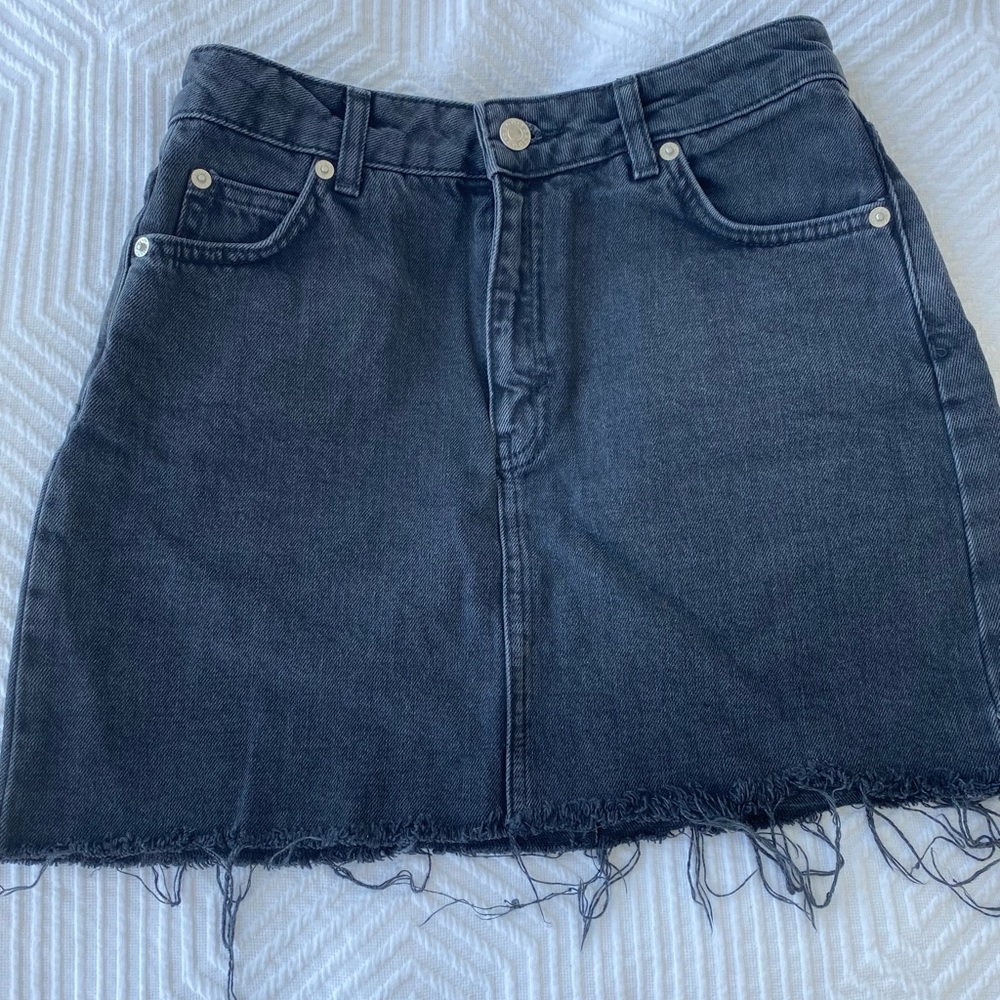 TOPSHOP Motto Denim Skirt